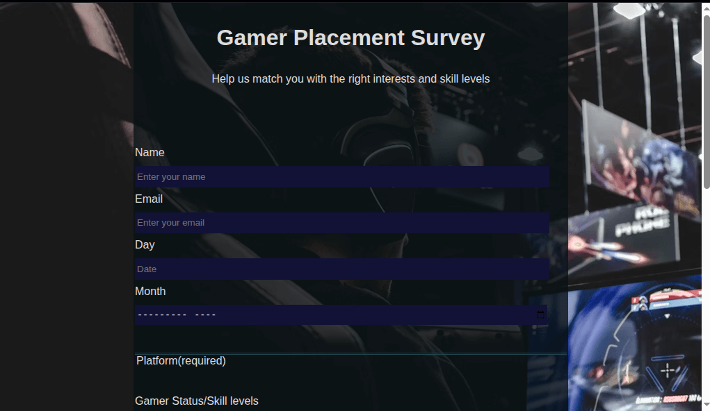 Gamer Survey