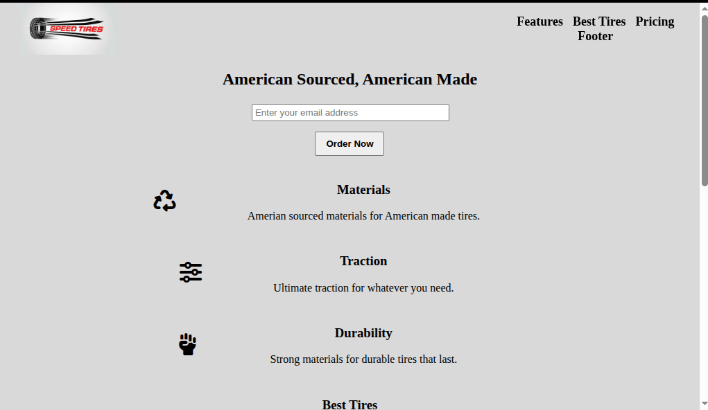 Landing Page